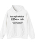 "ID10T Error Code" Unisex Heavy Blend™ Hooded Sweatshirt