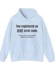"ID10T Error Code" Unisex Heavy Blend™ Hooded Sweatshirt