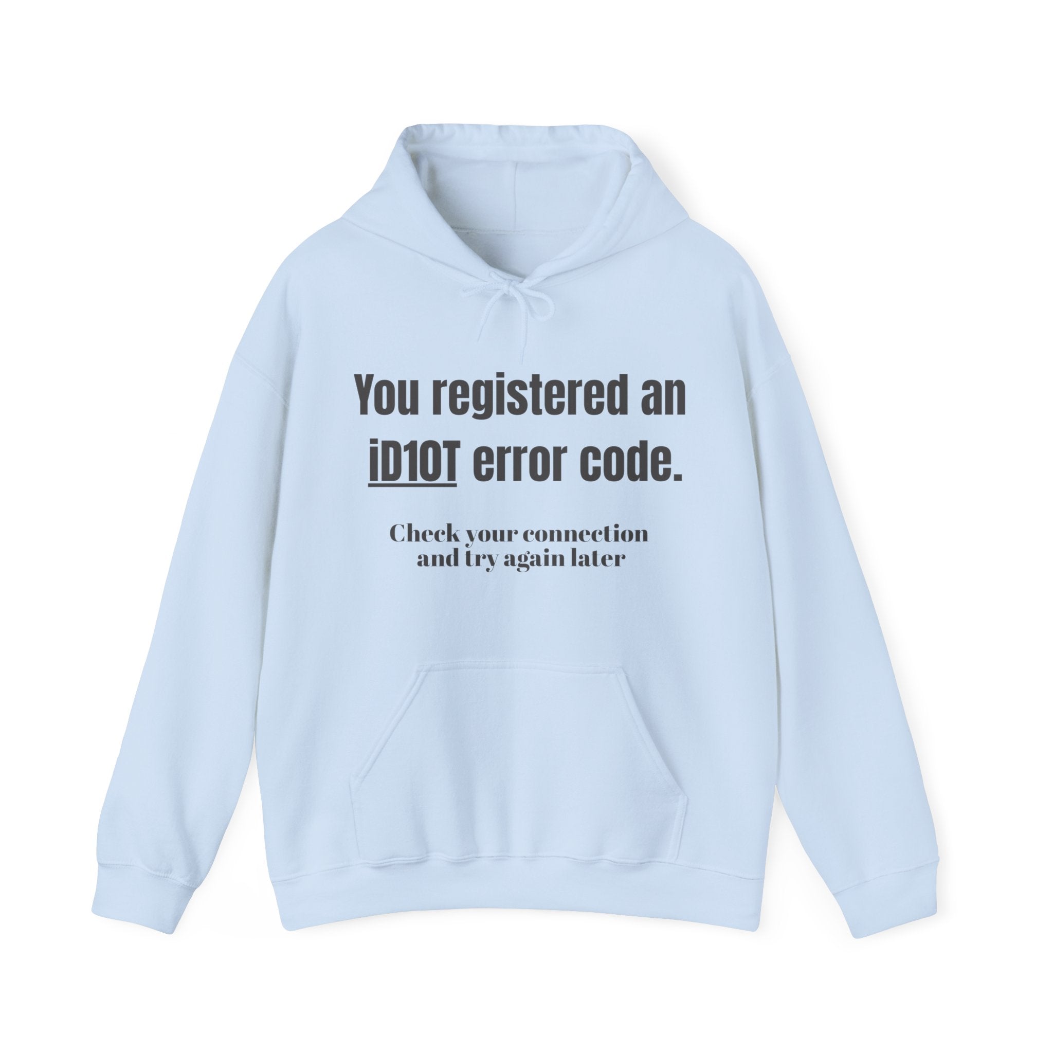 &quot;ID10T Error Code&quot;  Unisex Heavy Blend™ Hooded Sweatshirt