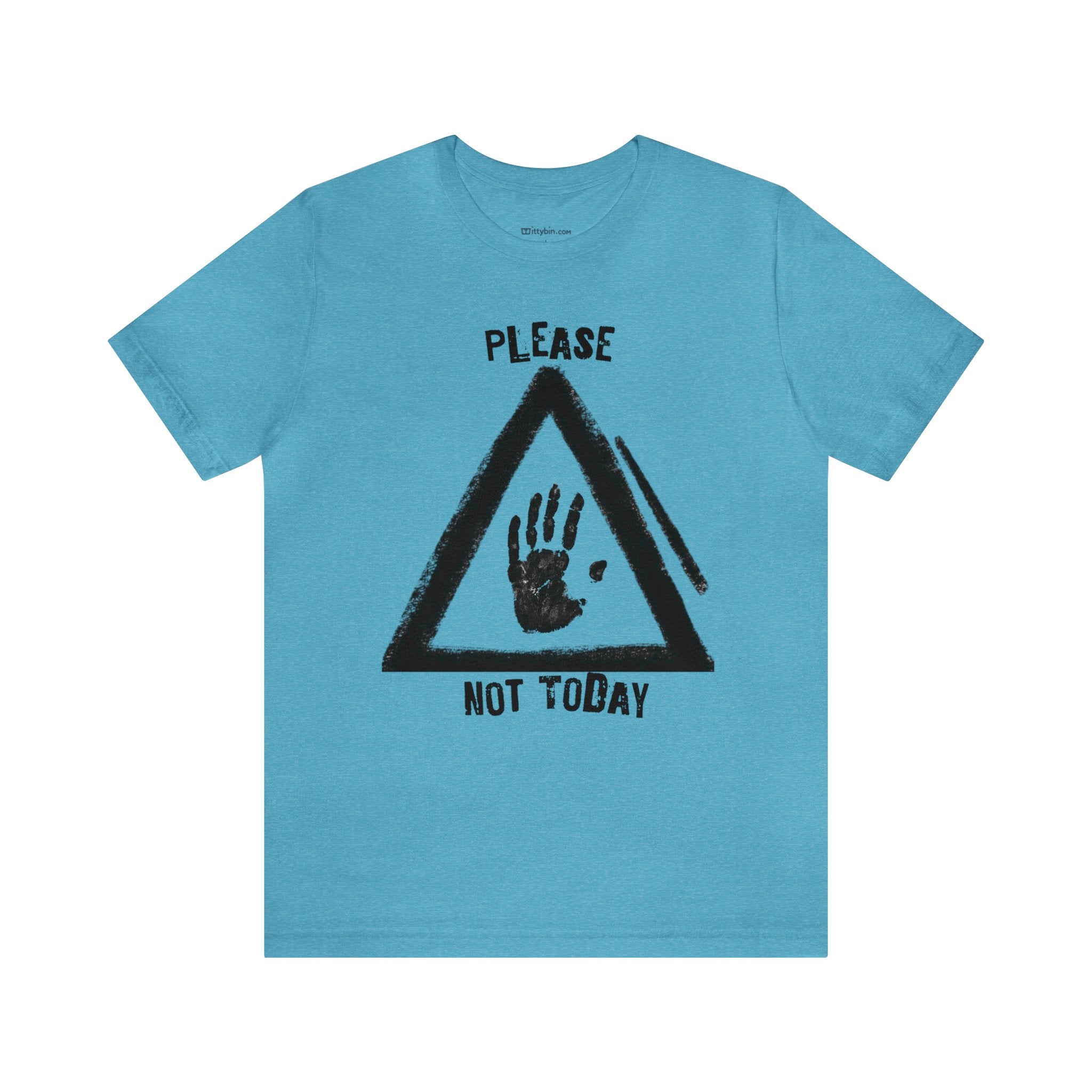 &quot;Relatable &#39;Please, Not Today&#39; Tee - Perfect for Introverts and Personal Space Advocates&quot;