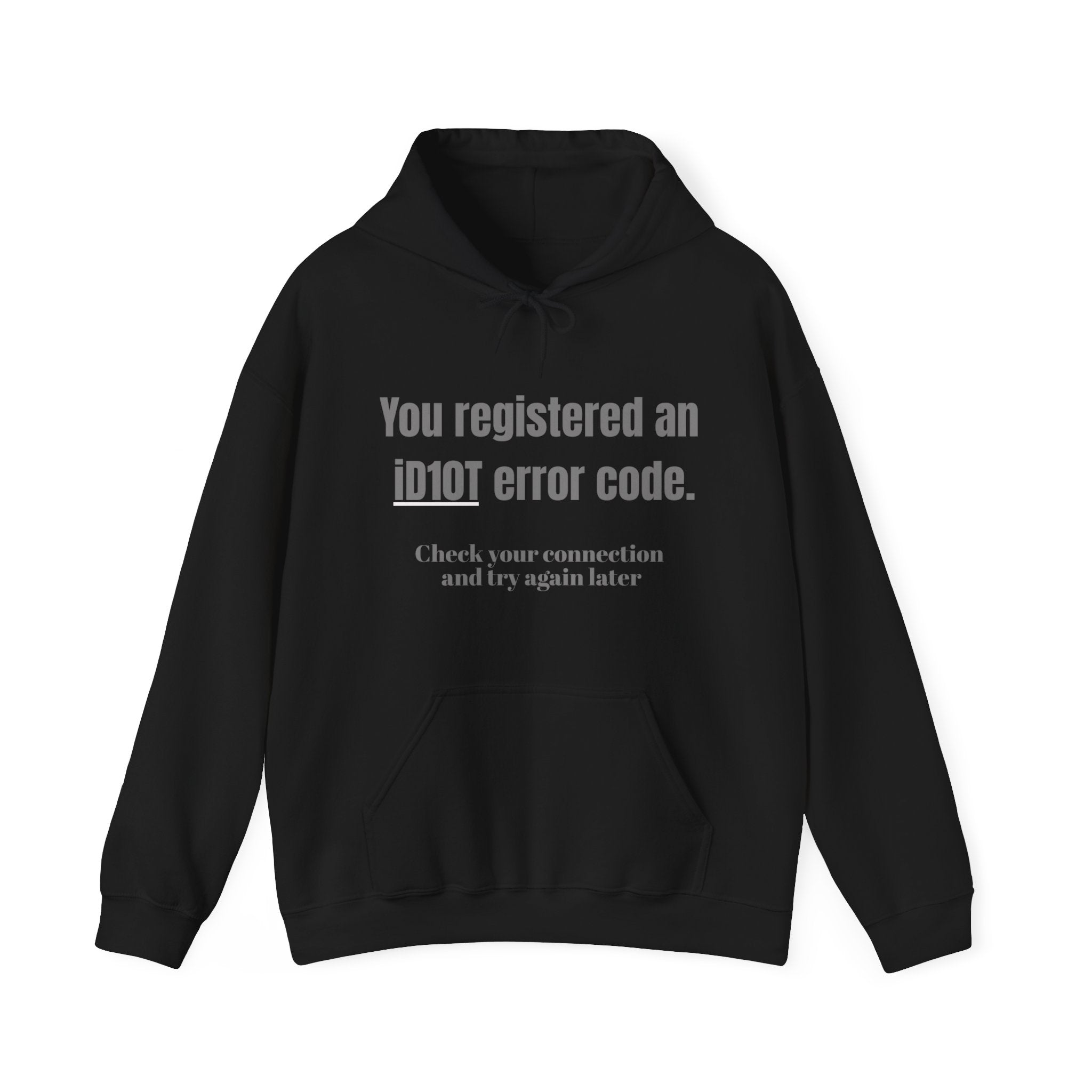 &quot;ID10T Error Code&quot;  Unisex Heavy Blend™ Hooded Sweatshirt