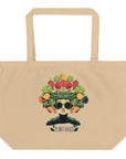 Large Eco Tote Bag "Plant Based"