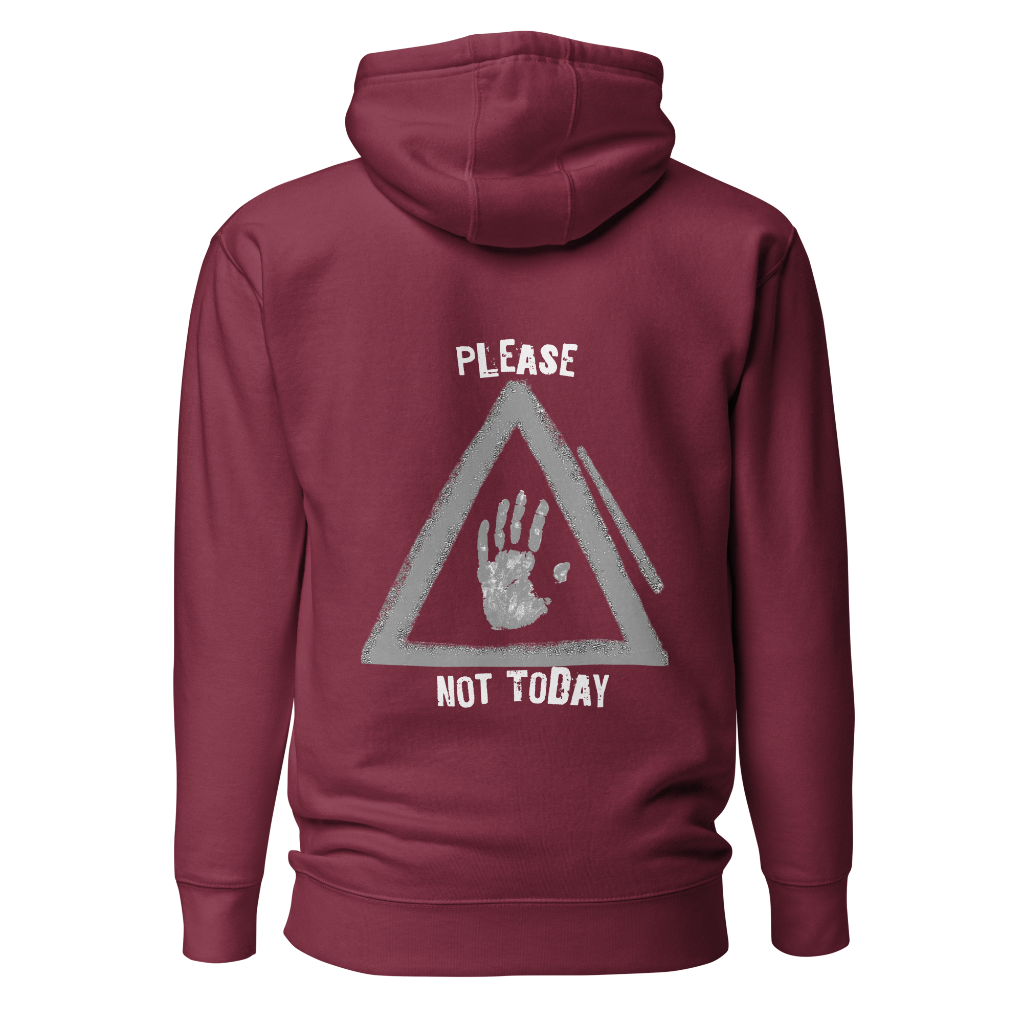 &quot;Relatable &#39;Please, Not Today&#39; Hoodie - Perfect for Introverts and Personal Space Advocates&quot;