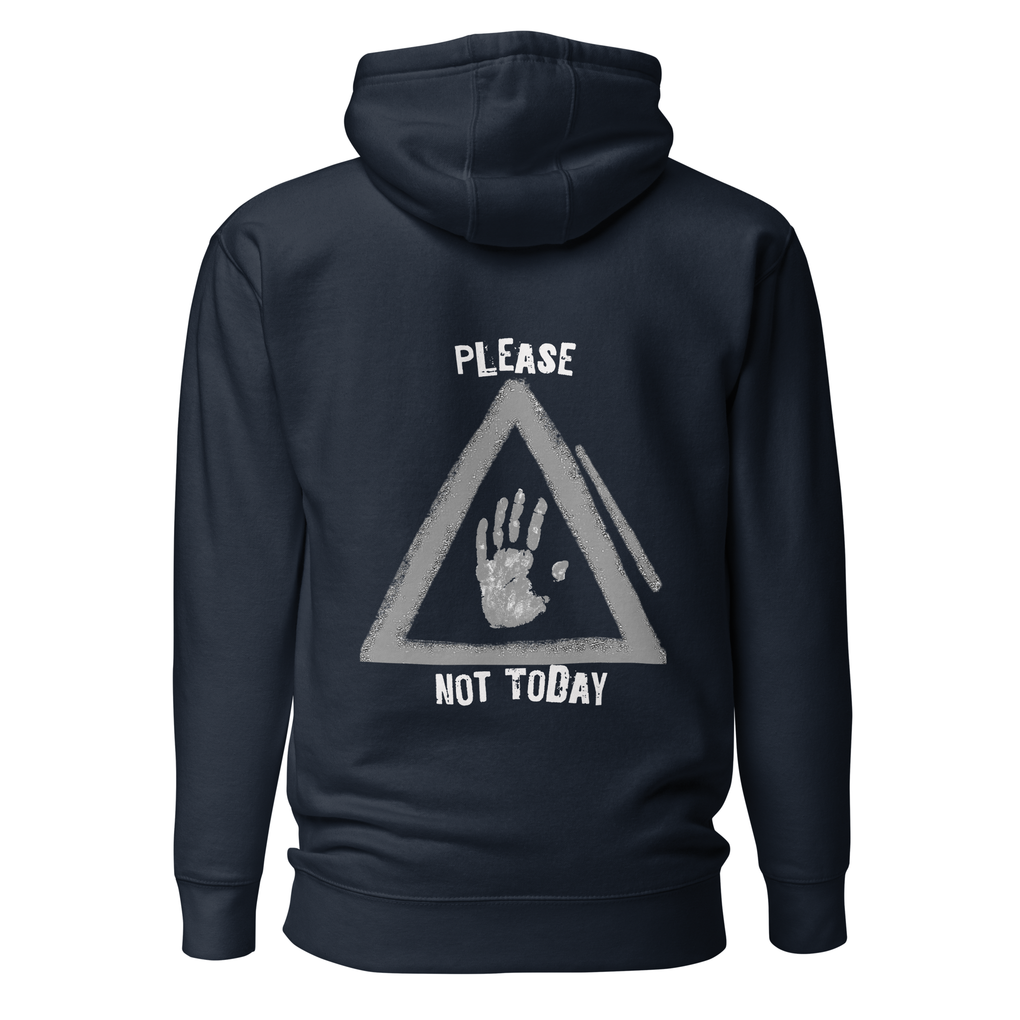 &quot;Relatable &#39;Please, Not Today&#39; Hoodie - Perfect for Introverts and Personal Space Advocates&quot;