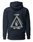 "Relatable 'Please, Not Today' Hoodie - Perfect for Introverts and Personal Space Advocates"