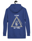 "Relatable 'Please, Not Today' Hoodie - Perfect for Introverts and Personal Space Advocates"